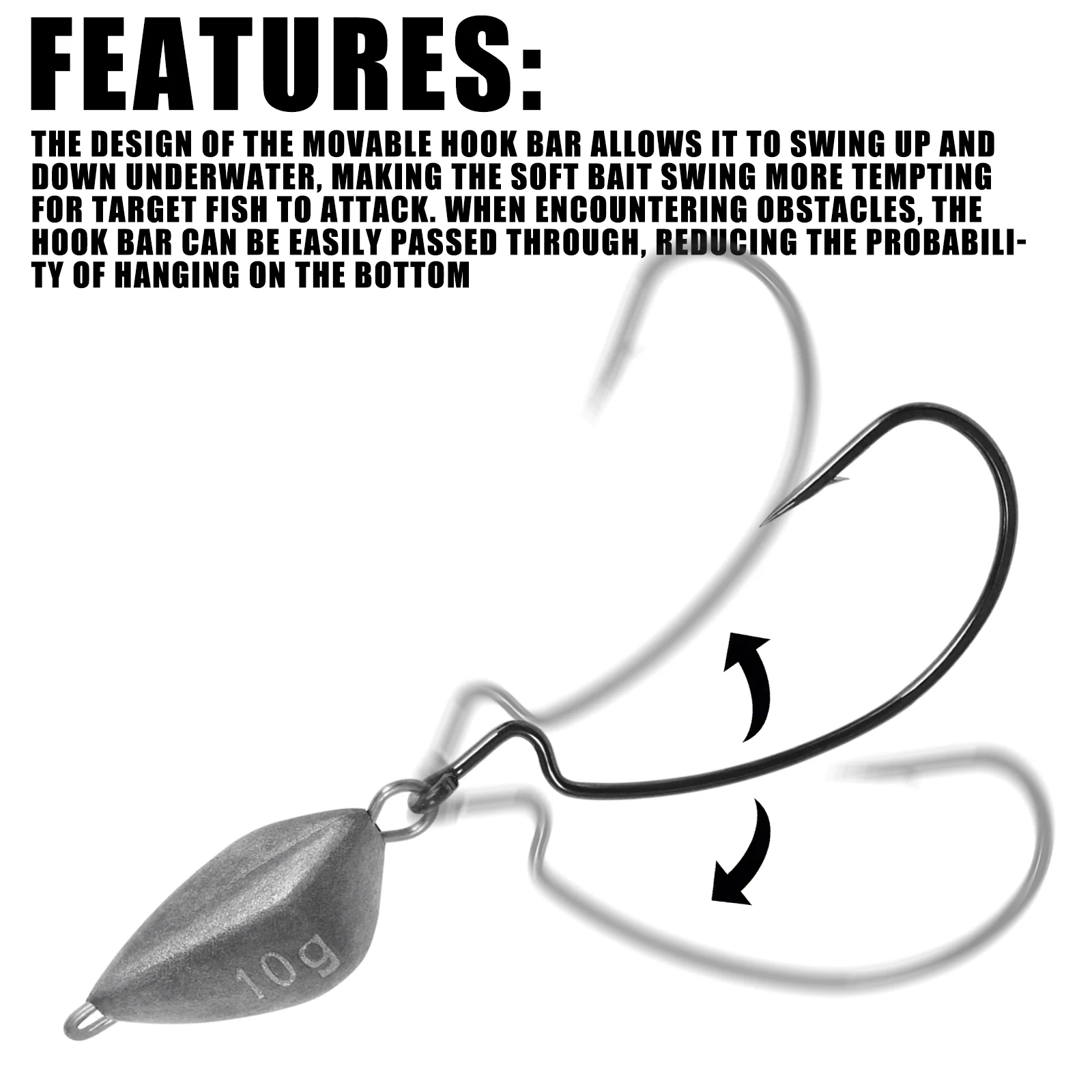 5pcs Jig Head Fishing Weight,  - Furniture Hardware Jig 评论和价格
