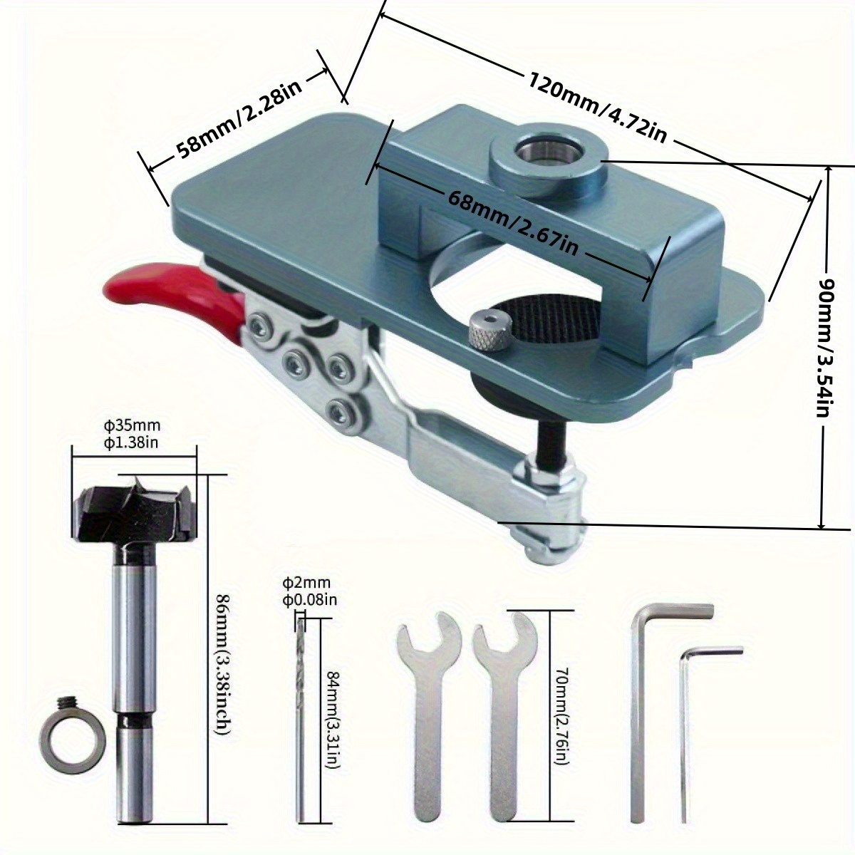 35mm Hinge Jig - Precise Borin - Furniture Hardware Fitting 评论和价格