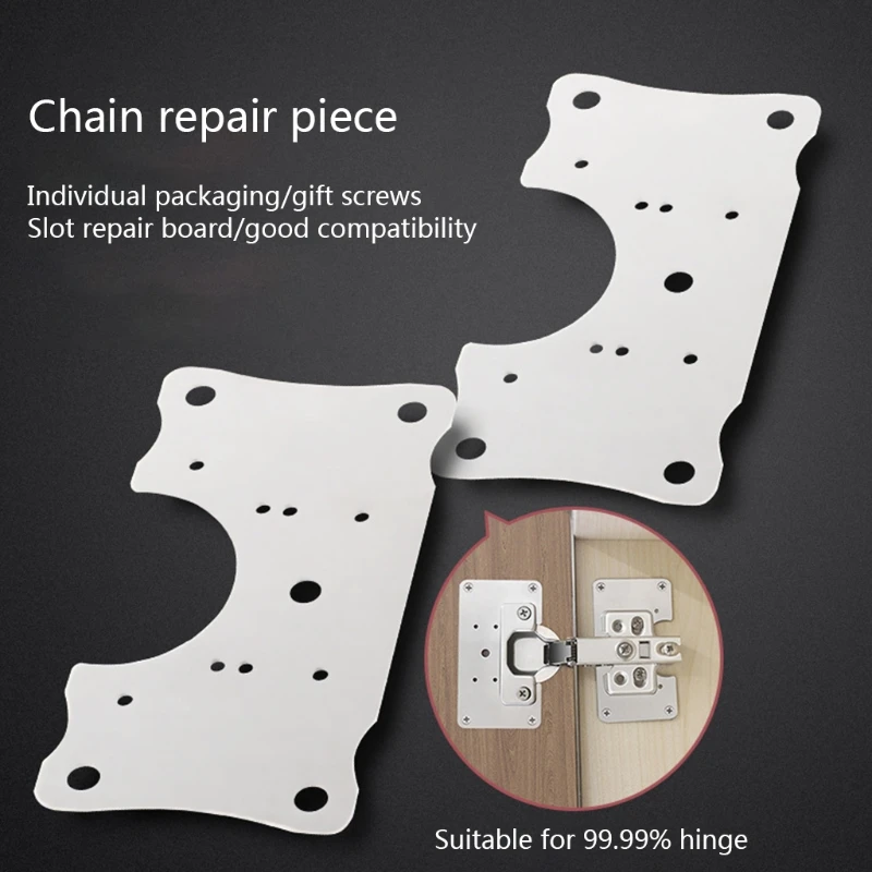 4 Pcs Cabinet Hinge Repair Pla - Cabinet Hinge Overlay 评论和价格