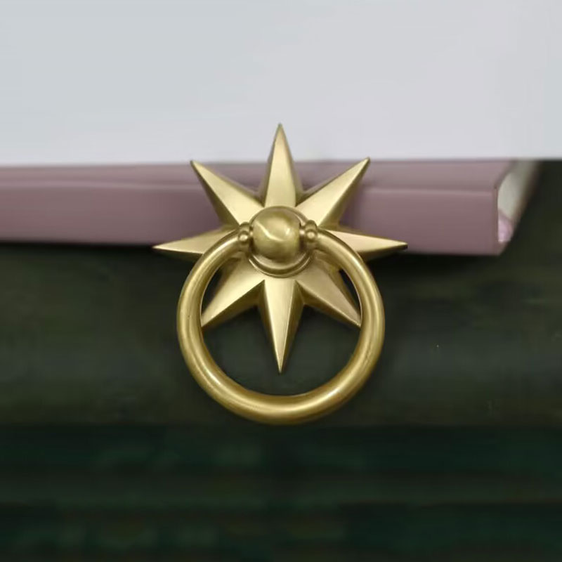 Solid Brass Drop Rings Cabinet - Furniture Hardware Drop Pulls 评论和价格