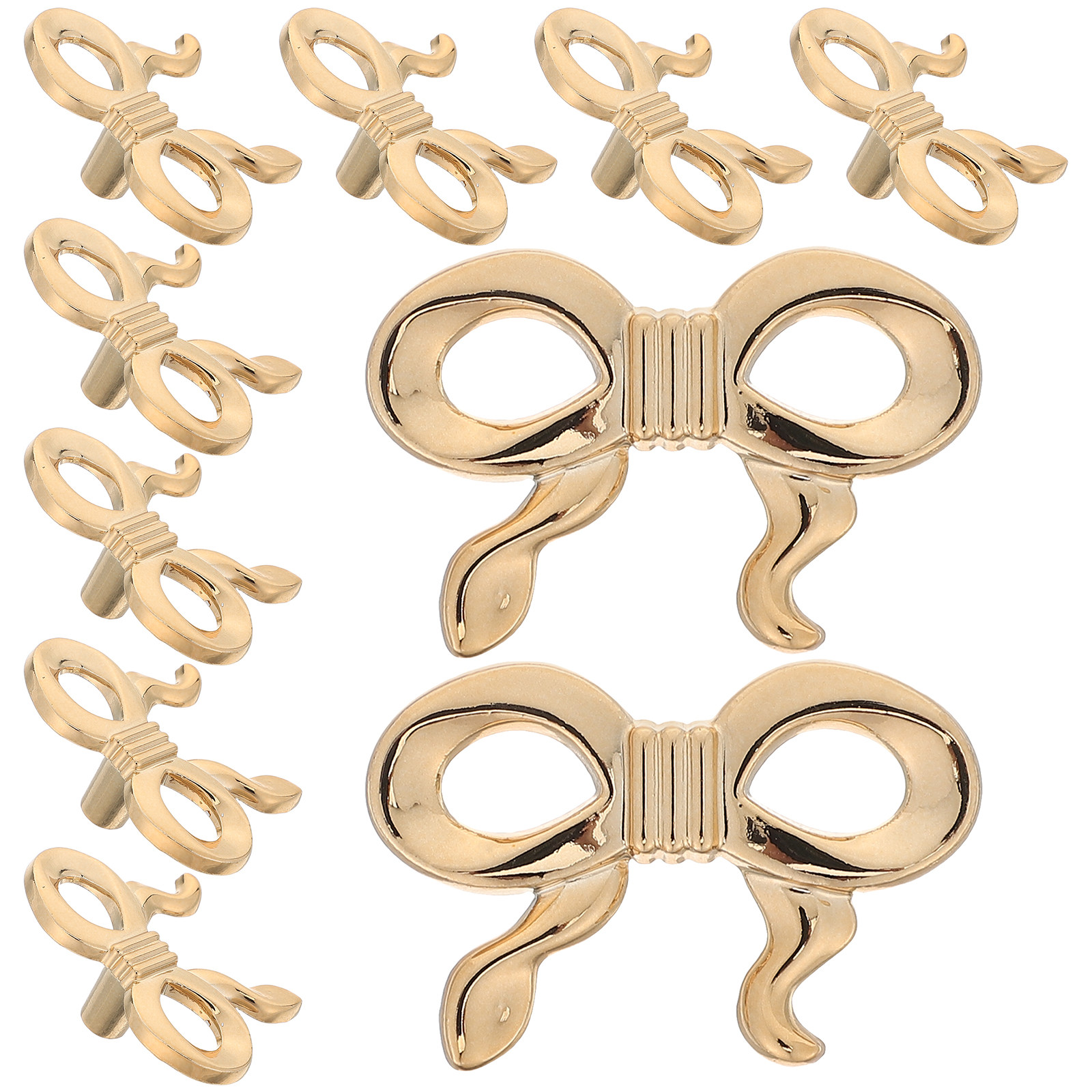 10Pcs Bow Shape Drawer Knobs Z - Furniture Hardware Lowes 评论和价格