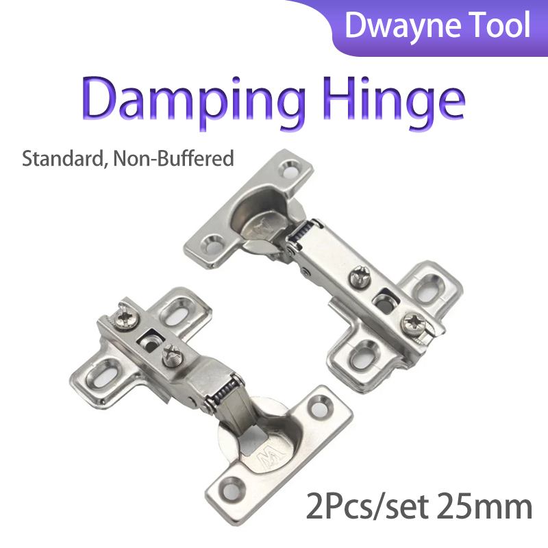 Damper Hinges 2Pcs/Set 25mm, F - Cabinet Hinge Overlay 评论和价格